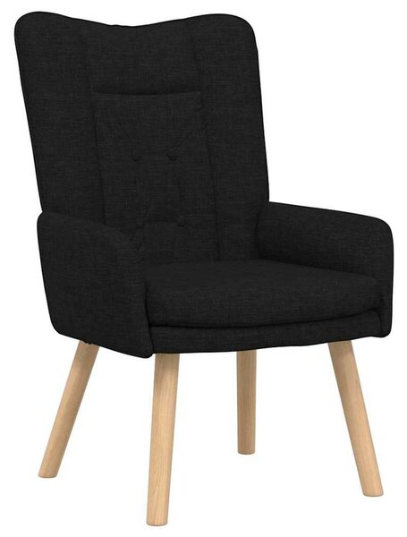 VidaXL Pihenőszék Fekete 63 x 67 x 94 cm szövet