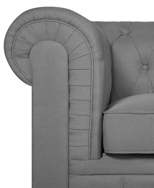 Fotel CHESTERFIELD Világosszürke