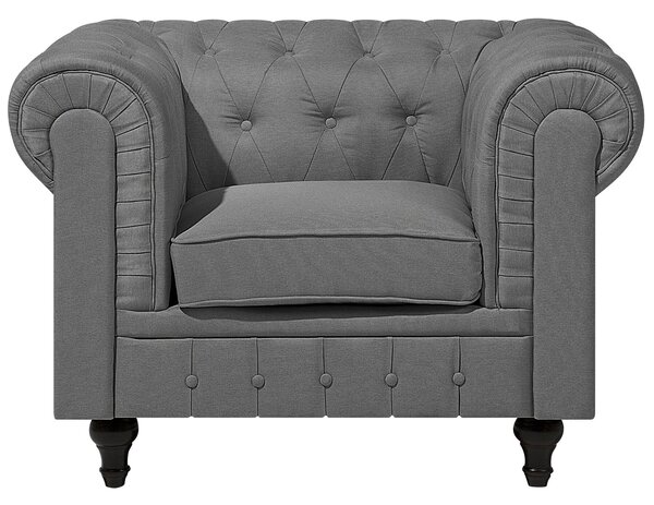 Fotel CHESTERFIELD Világosszürke