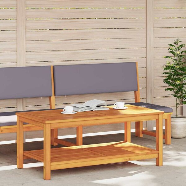 VidaXL Dohányzóasztal Barna 70 x 40 x 45 cm tömör akácfa