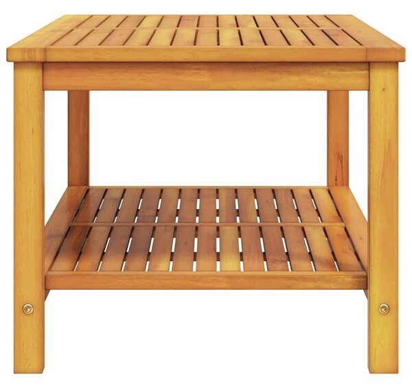 VidaXL Dohányzóasztal Barna 70 x 40 x 45 cm tömör akácfa