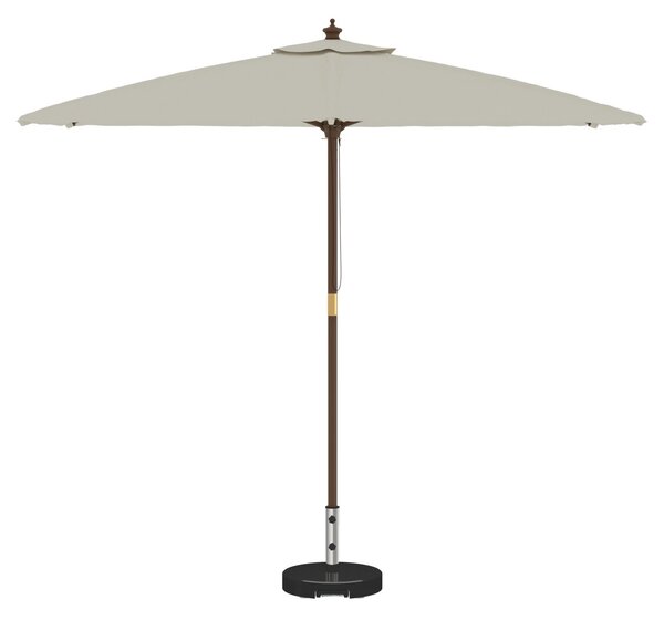 VidaXL Napernyőtalp Fekete 45 x 45 x 37.5 cm Gránit