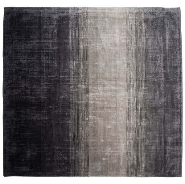 Szőnyeg ERCIS Fekete 200 x 200 cm Viszkóz
