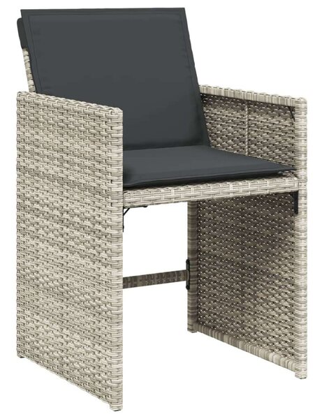 VidaXL Polyrattan Kerti Étkezőgarnitúra - 9 részes