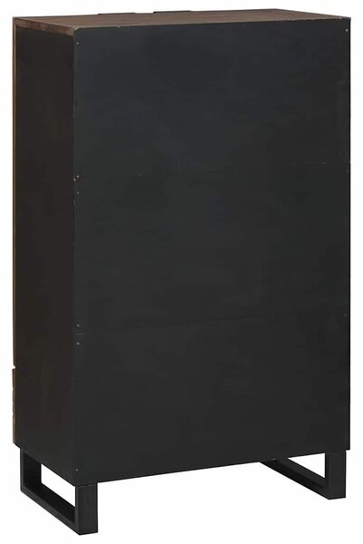 VidaXL Magas Szekrény Barna 60 x 33 x 100 cm tömör mangófa