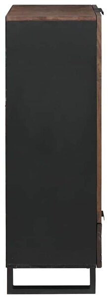 VidaXL Magas Szekrény Barna 60 x 33 x 100 cm tömör mangófa