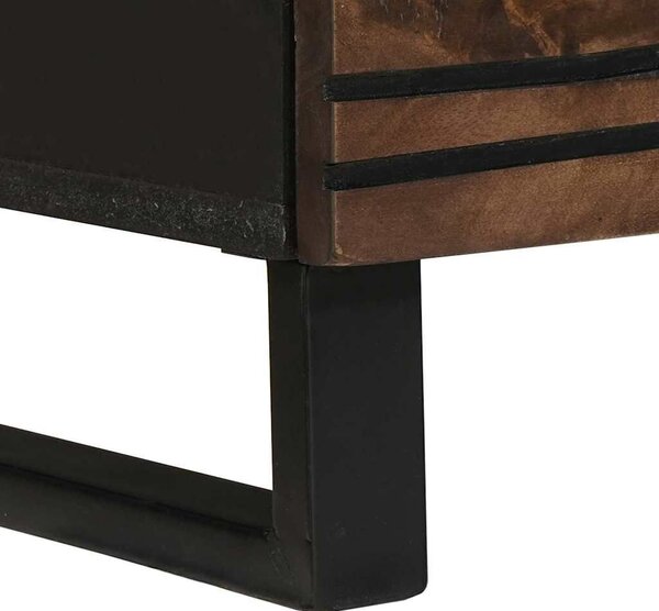 VidaXL Magas Szekrény Barna 60 x 33 x 100 cm tömör mangófa