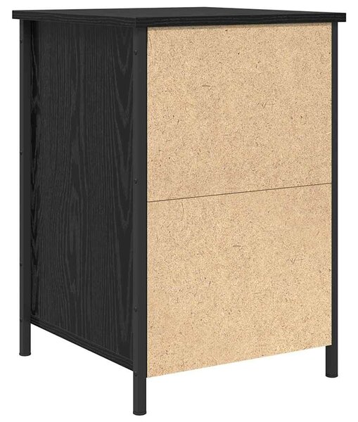 VidaXL Éjjeliszekrény 2 pcs Musta tammi 40 x 42 x 60 cm Faanyag
