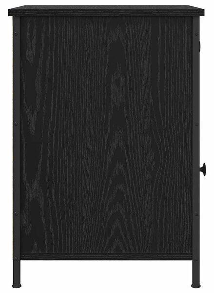 VidaXL Éjjeliszekrény 2 pcs Musta tammi 40 x 42 x 60 cm Faanyag