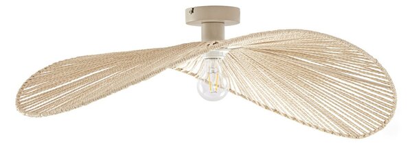 Mennyezeti Lámpa Lindby, Valdorin, dimmable, Bézs, Nappali, Papír / Karton, Modern