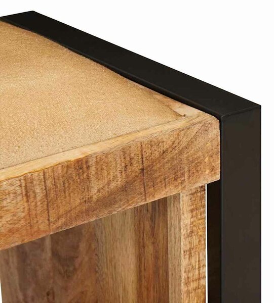 VidaXL Tárolópad fiókkal Barna 80 x 35 x 40 cm Tömör mangófa