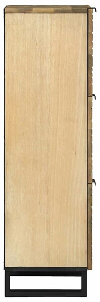 VidaXL Highboard Barna 40 x 33 x 110 cm tömör mangófa