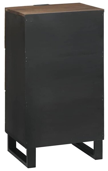 VidaXL Tálaló fiókkal Barna 40 x 33 x 75 cm tömör mangófa