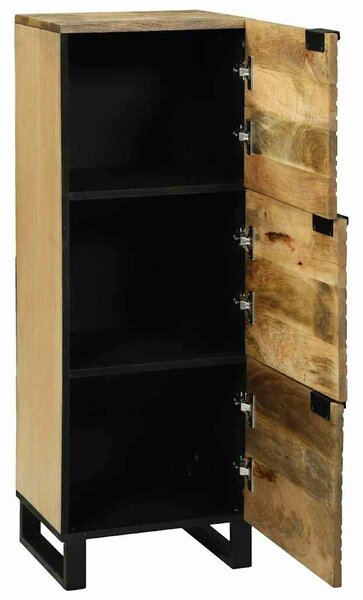 VidaXL Highboard Barna 40 x 33 x 110 cm tömör mangófa