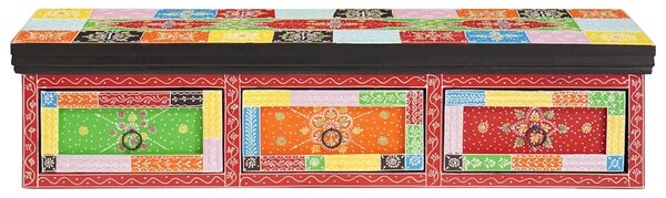 VidaXL TV szekrény fiókkal Sokszínű 100 x 30 x 24 cm Tömör mangófa