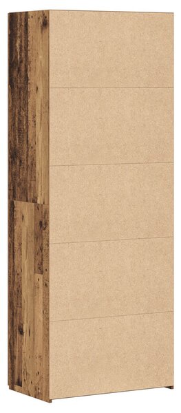 VidaXL Magas tálaló Régi fa 70x42.5x185 cm Mérnöki fa