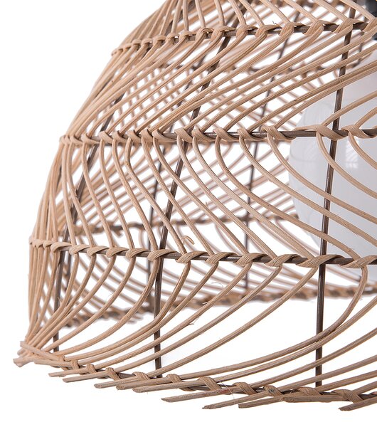 Függőlámpa SELENGE Rattan Világosbarna