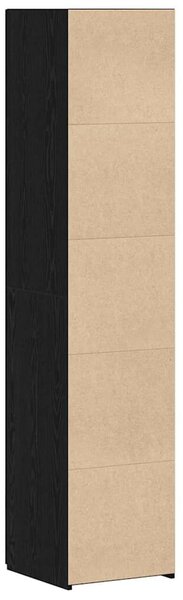 VidaXL Fekete tölgy 40 x 42,5 x 185 cm Faanyag