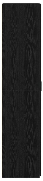 VidaXL fekete tölgy magas szekrény 70x42.5x185 cm Szerelt fa