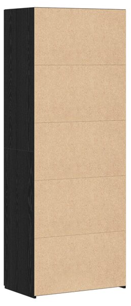 VidaXL fekete tölgy magas szekrény 70x42.5x185 cm Szerelt fa