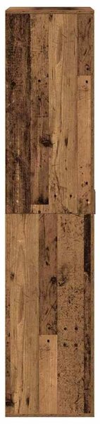 VidaXL Magasító polcokkal tárolóval Öreg fa 80 x 39 x 178 cm Faanyag