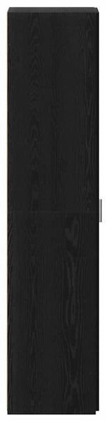 VidaXL Fekete tölgy 40 x 42,5 x 185 cm Faanyag