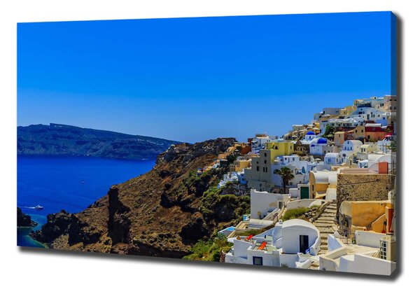 Feszített vászonkép Santorini görögország