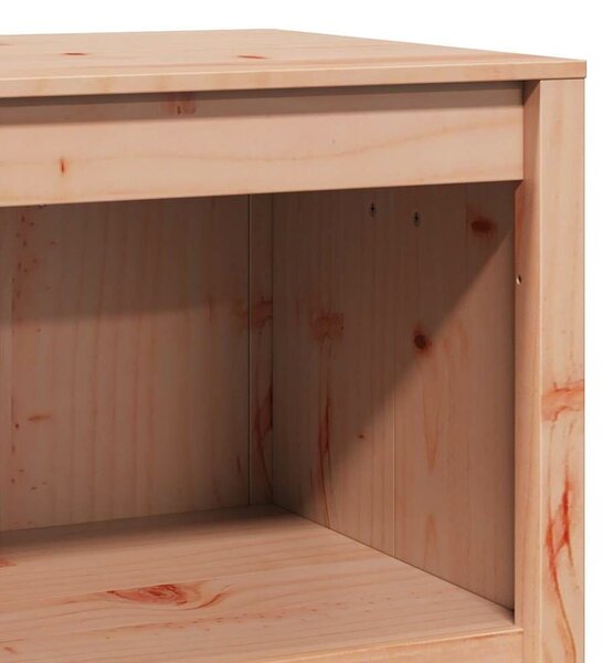 VidaXL Konyhaszekrény polcokkal Barna 106 x 55 x 92 cm tömör duglászfa