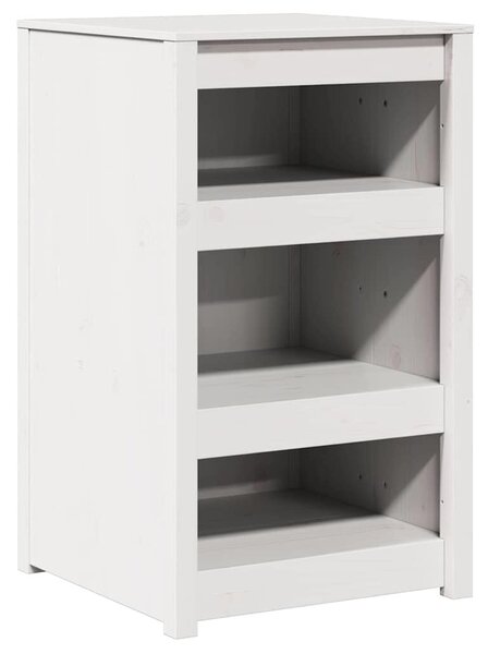 VidaXL Konyhaszekrény polcokkal Fehér 55 x 55 x 92 cm Tömör fenyőfa