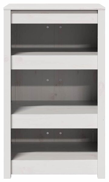 VidaXL Konyhaszekrény polcokkal Fehér 55 x 55 x 92 cm Tömör fenyőfa