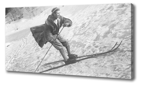 Fénykép vászon Síelő