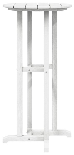 VidaXL Bárasztal Fehér 55x55x107 cm HDPE
