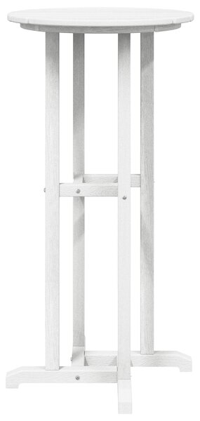VidaXL Bárasztal Fehér 55x55x107 cm HDPE