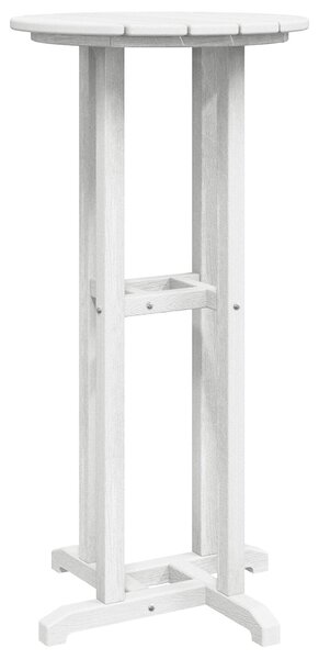 VidaXL Bárasztal Fehér 55x55x107 cm HDPE