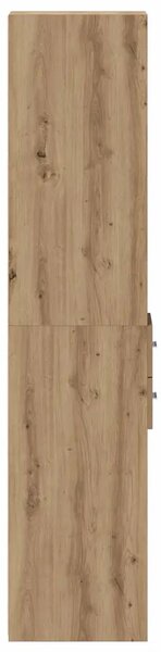 VidaXL Magasfiú fiókkal kézműves tölgy 30 x 42.5 x 185 cm Faanyag