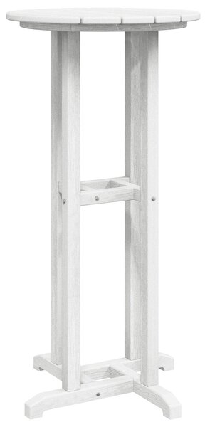 VidaXL Bárasztal Fehér 55x55x107 cm HDPE
