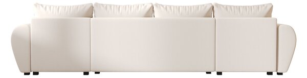 AKCIÓ Kinyitható U alakú ülőgarnitúra SEVIO 311x145 cm, krém + 2 db párna INGYEN II. osztály