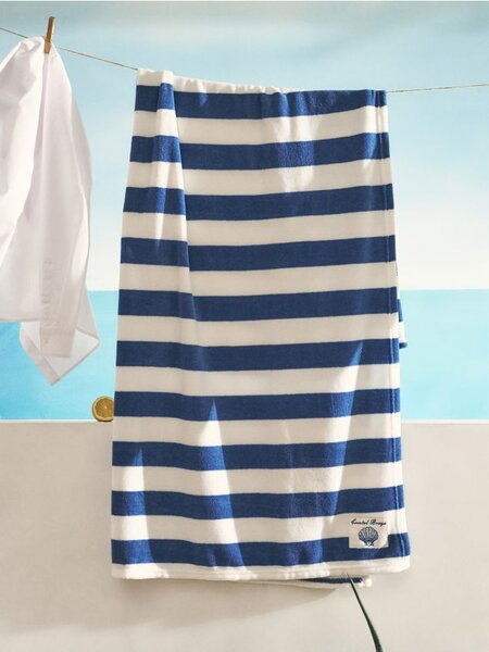 Sinsay - Csíkos takaró - halványkék
