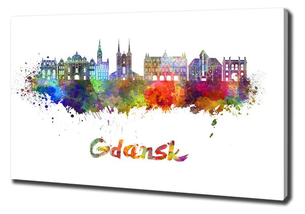 Vászonfotó Színes gdańsk