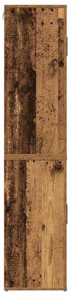VidaXL Magas Szekrény Régi fa 80 x 33 x 150 cm Faanyag