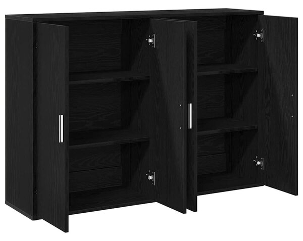 VidaXL Büfé Musta tammi 60 x 31 x 84 cm Faanyag