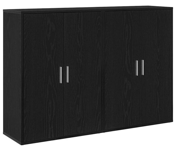 VidaXL Büfé Musta tammi 60 x 31 x 84 cm Faanyag