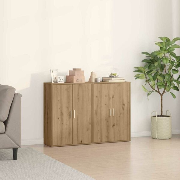 VidaXL Büfé kézműves tölgy 60 x 31 x 84 cm Faanyag