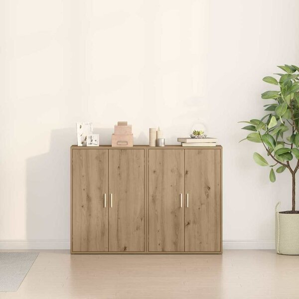 VidaXL Büfé kézműves tölgy 60 x 31 x 84 cm Faanyag