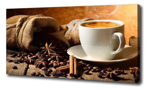 Fali vászonkép Kávé és fűszerek