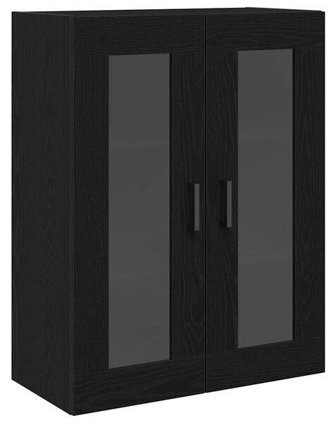 VidaXL Magasfiú 2 pcs Musta tammi 69.5 x 34 x 180 cm Faanyag