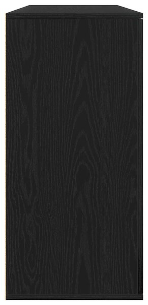 VidaXL Széf 2 db Fekete tölgy 79 x 38 x 80 cm Szerelt Fa