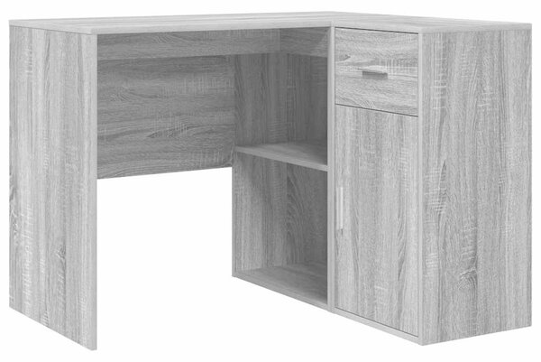 VidaXL Sarokíróasztal 2 pcs Szürke sonoma 102 x 50 x 75 cm Faanyag