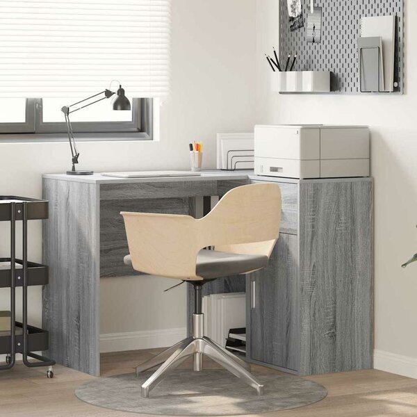 VidaXL Sarokíróasztal 2 pcs Szürke sonoma 102 x 50 x 75 cm Faanyag