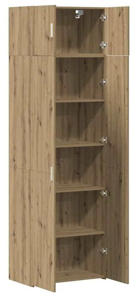 VidaXL Tárolószekrény 2 db Artisan tölgy 70 x 42,5 x 225 cm